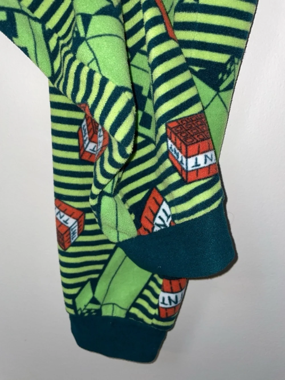 Minecraft One Piece Pajamas Size Medium